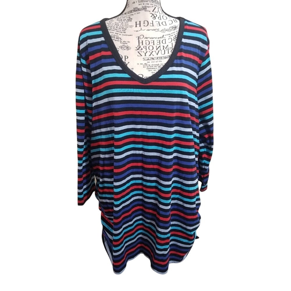 Lane‎ Bryant stripe top size 24